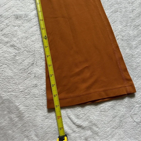 Lululemon Groove Pant Flare Super High-Rise Dark Terracotta Orange Size 0 - Picture 8 of 8